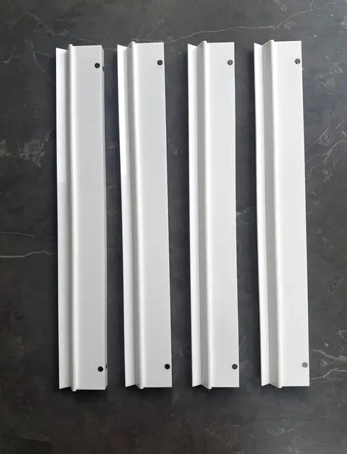 Mahj Mood White Acrylic Racks- Set of 4 (NO PUSHERS INCLUDED)